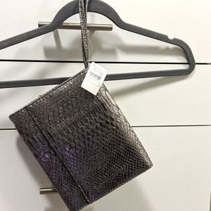 Silver Clutch Neiman Marcus